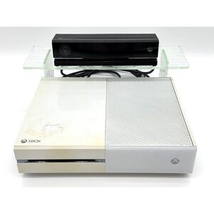 Microsoft Xbox One White Console w/ Kinect Sensor Camera Untested For Parts